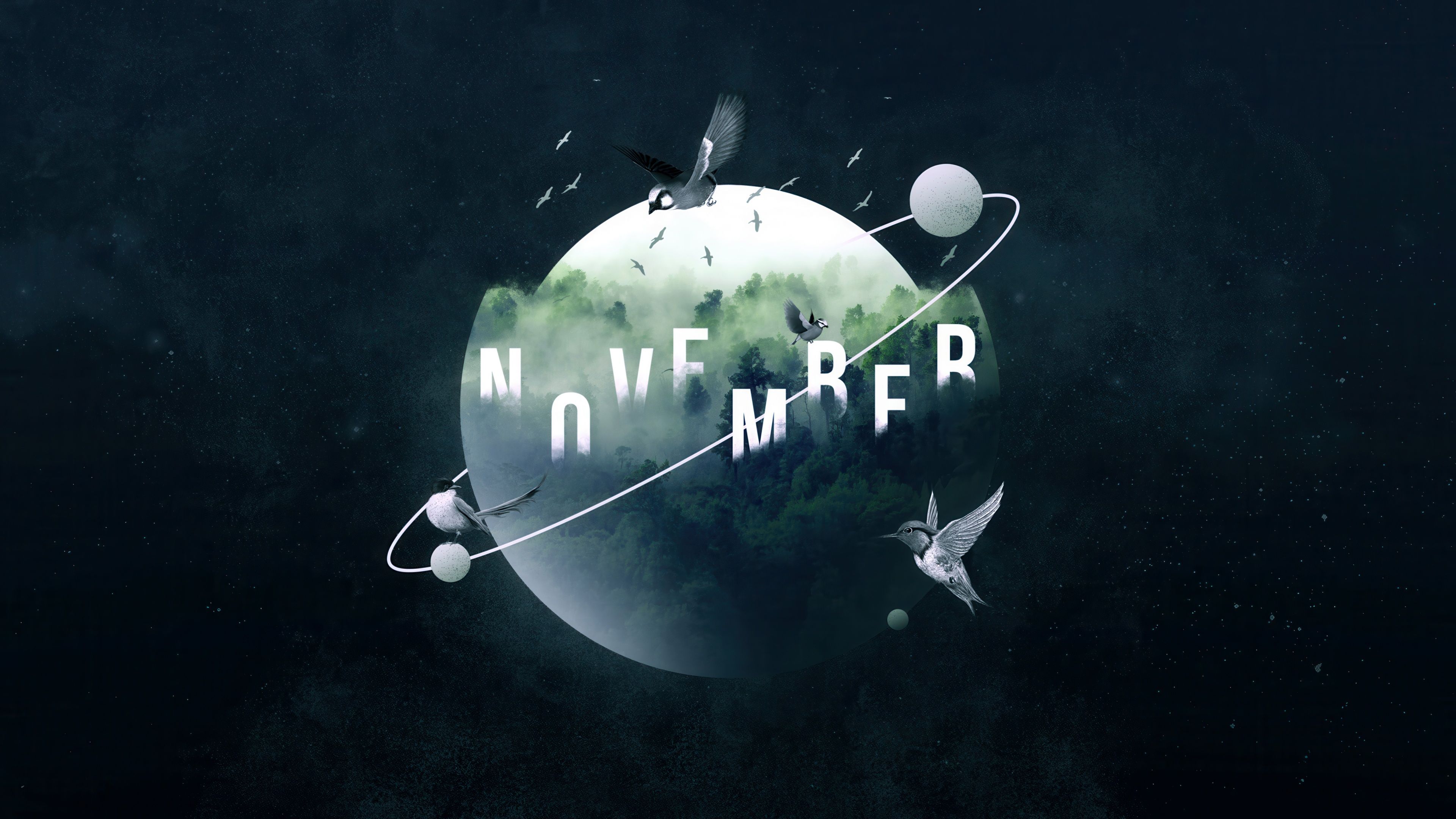 November ultra HD 4K wallpaper