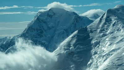 Snowcapped mountains Scenery ultra HD 4K wallpaper