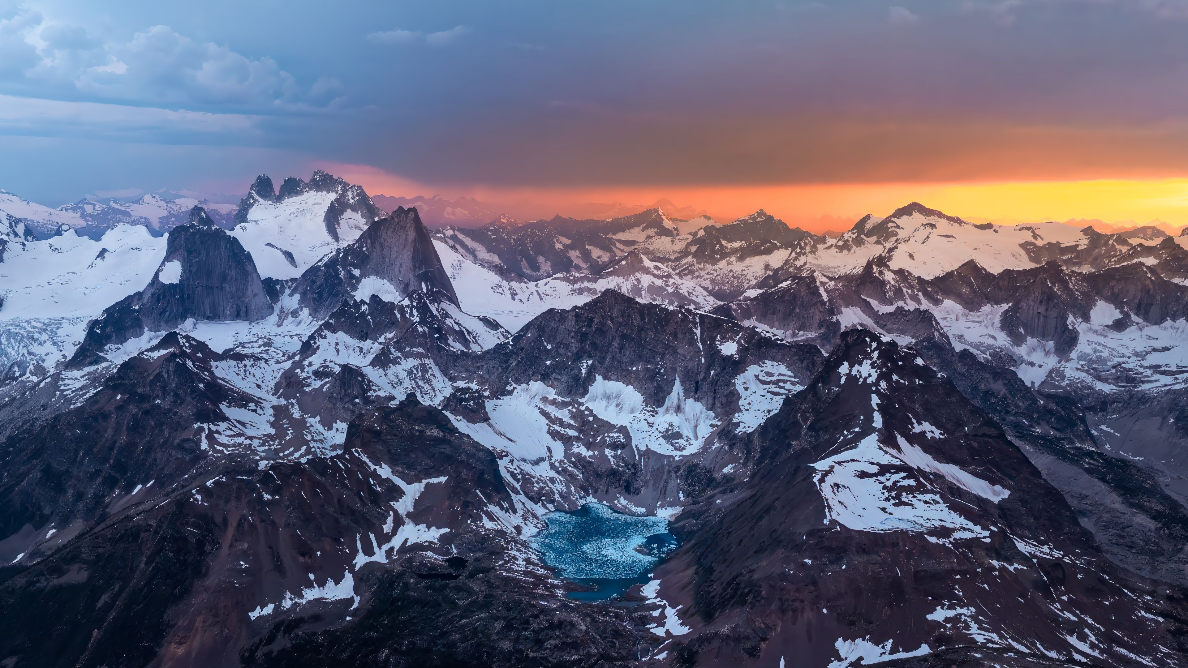 Mountain Landscape Alps ultra HD 4K wallpaper