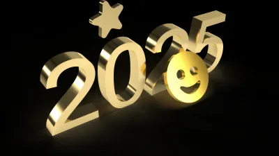 2025 New Year Smiley ultra HD 4K wallpaper