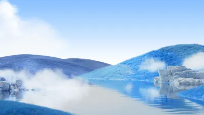Landscape Blue aesthetic ultra HD 4K wallpaper