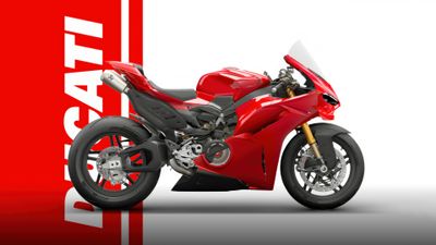 Ducati Panigale V4 S Red aesthetic ultra HD 4K wallpaper