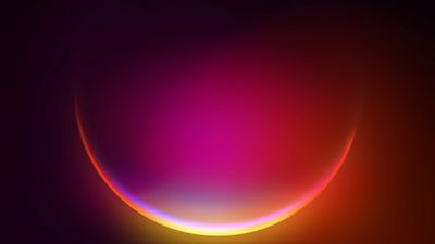 Windows 11 Red Glow Wallpaper 4K Wallpaper