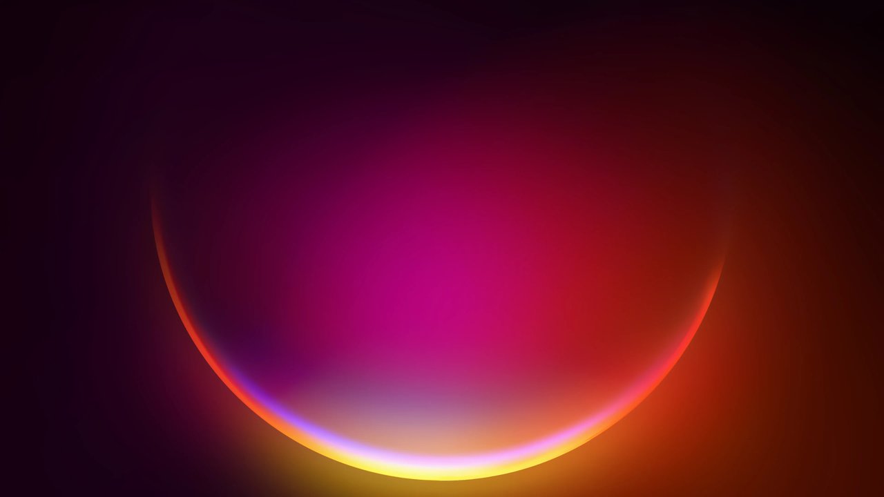 Windows 11 Red Glow Wallpaper 4K Wallpaper