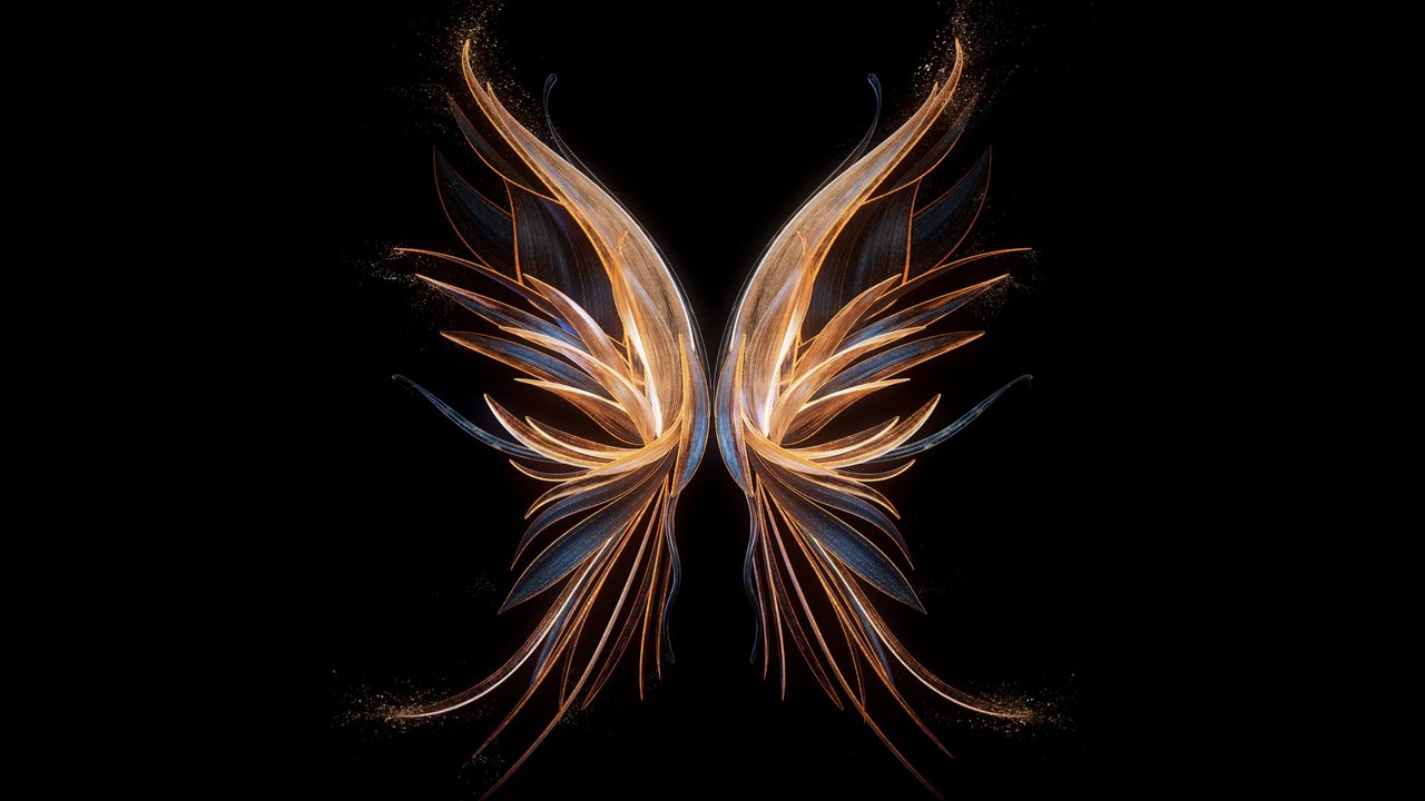 Angel Wings Digital Art 4K Wallpaper