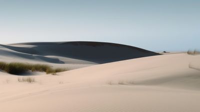 Sand Dunes Scenery 4K Wallpaper