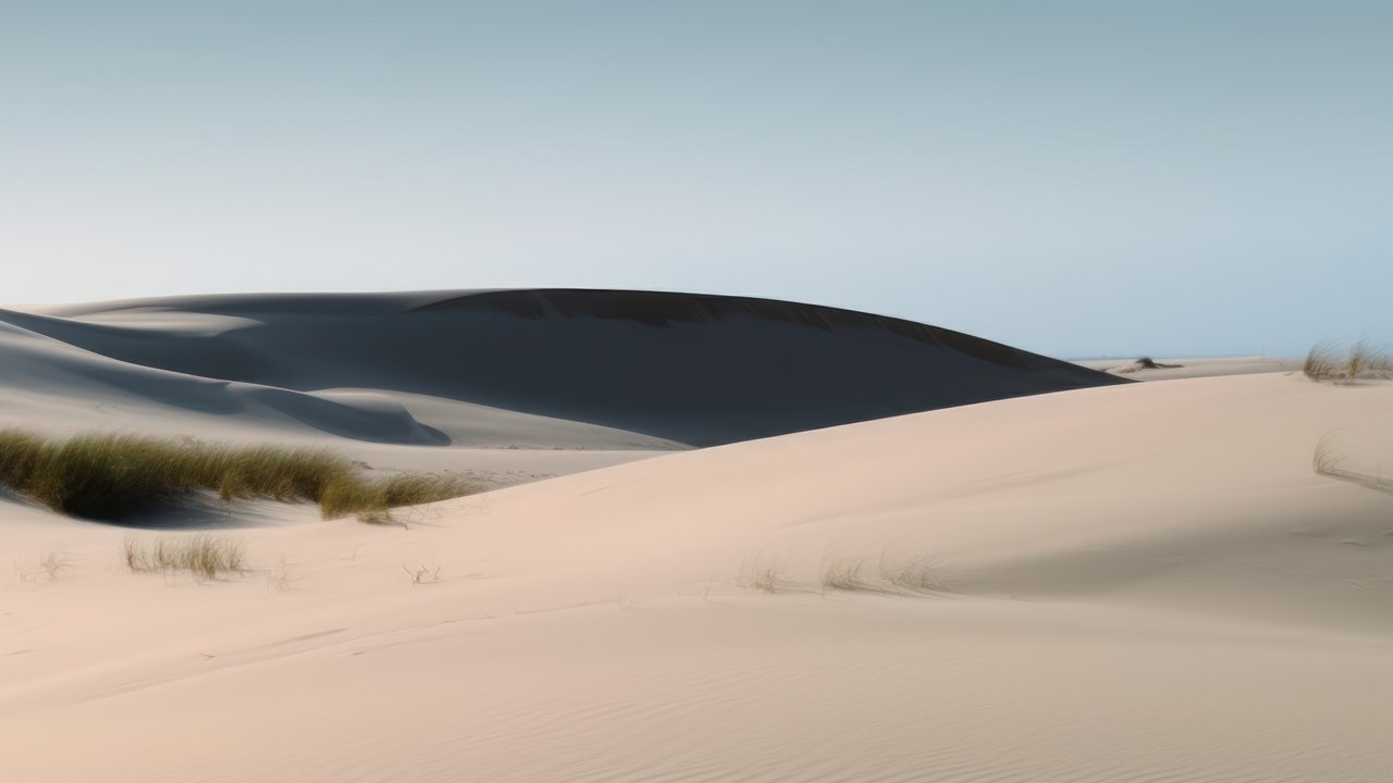 Sand Dunes Scenery 4K Wallpaper