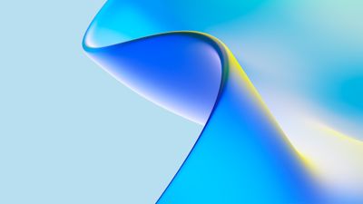 Blue Abstract Gradient Digital Art 4K Wallpaper