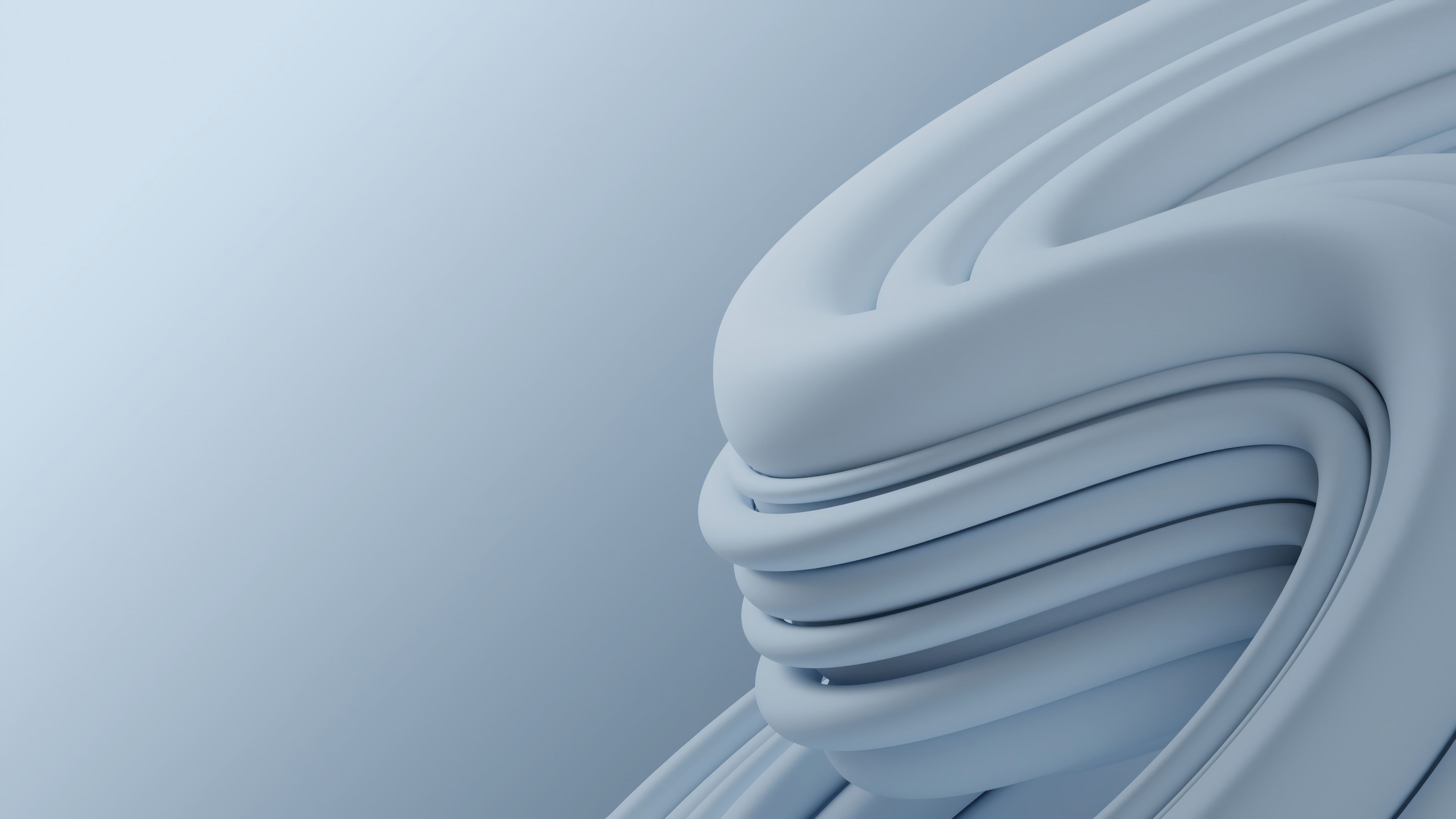 Windows 11 White Abstract Background 4K Wallpaper