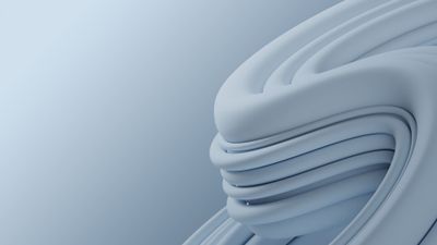 Windows 11 White Abstract Background 4K Wallpaper