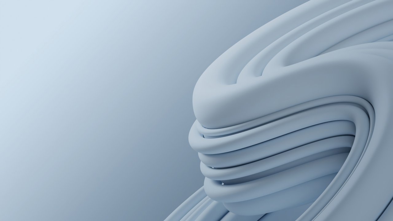 Windows 11 White Abstract Background 4K Wallpaper