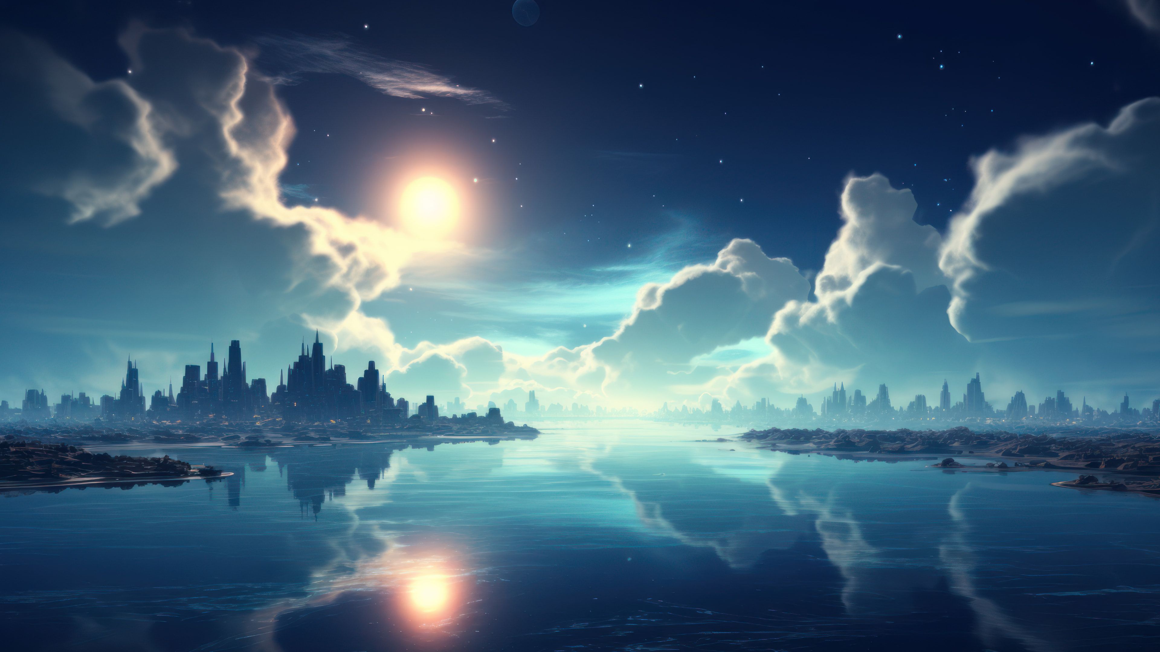 Fallen Clouds 4K Wallpaper