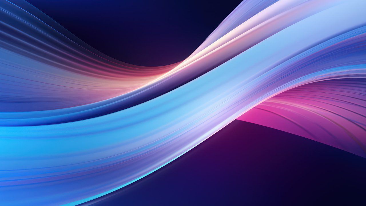 Blue Abstract Layers 4K Desktop Wallpaper