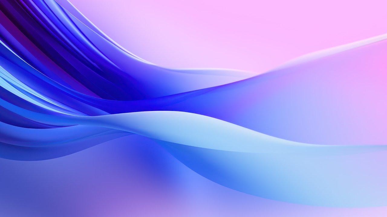 Blue Abstract Layers 4K Wallpaper