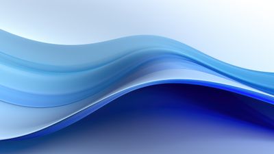Abstract Blue Gradient Layer 4K Wallpaper