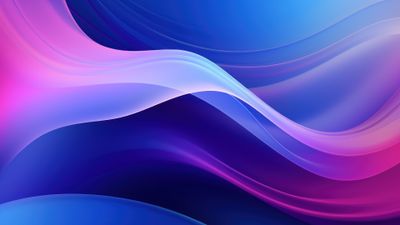 Abstract Gradient Colorful Layers 4K Wallpaper