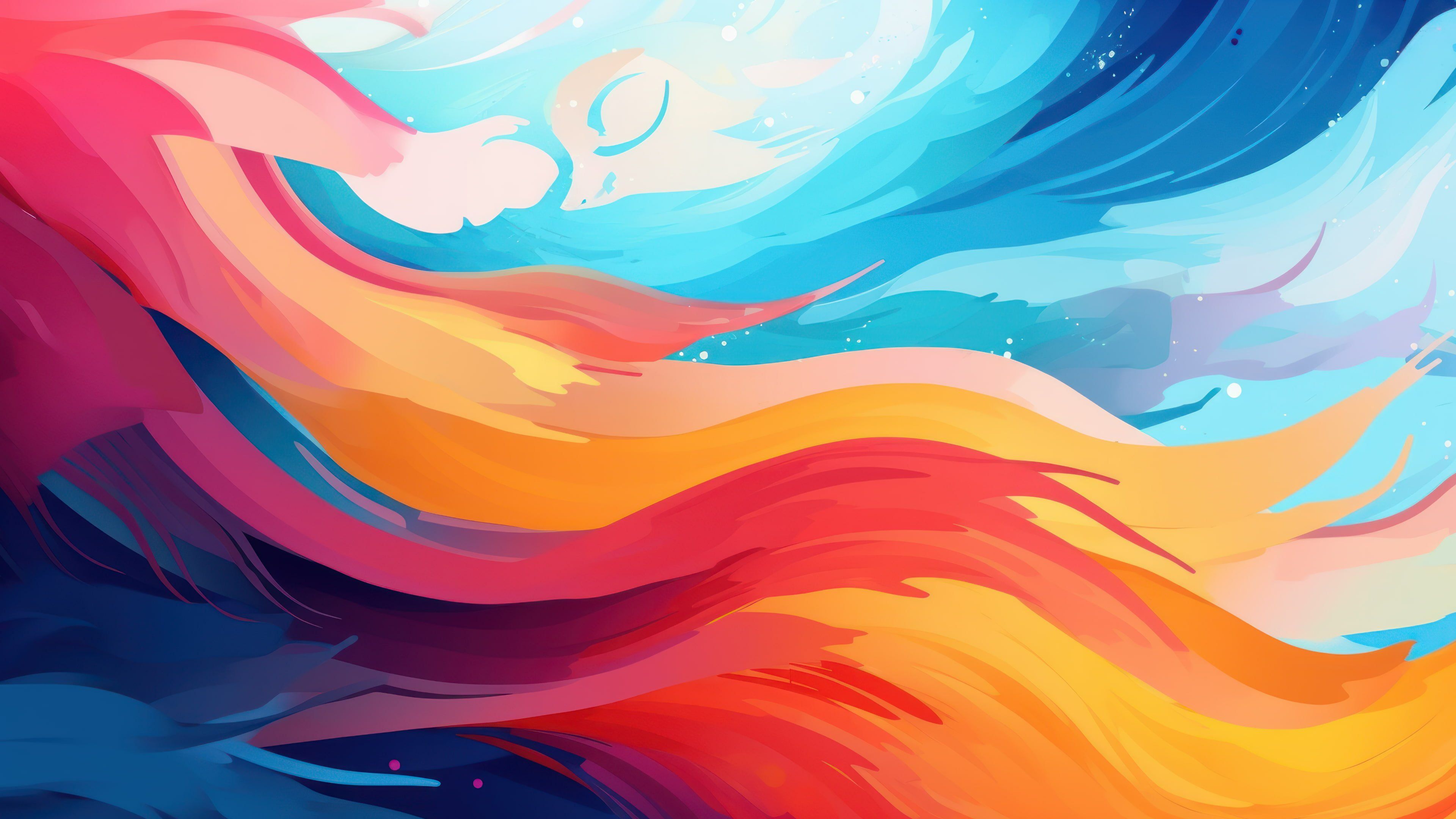 Colorful Vector Artwork Illustration 4K Wallpaper