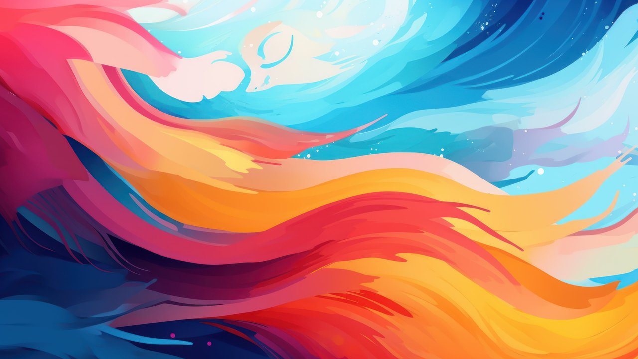 Colorful Vector Artwork Illustration 4K Wallpaper