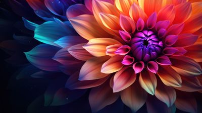 Colorful Bloom Close-up 4K Wallpaper