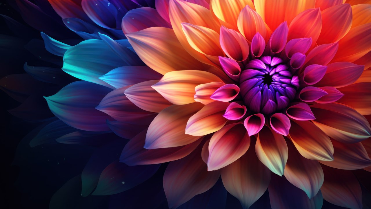 Colorful Bloom Close-up 4K Wallpaper