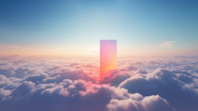 Cosmic Cube In The Sky 4K Wallpaper