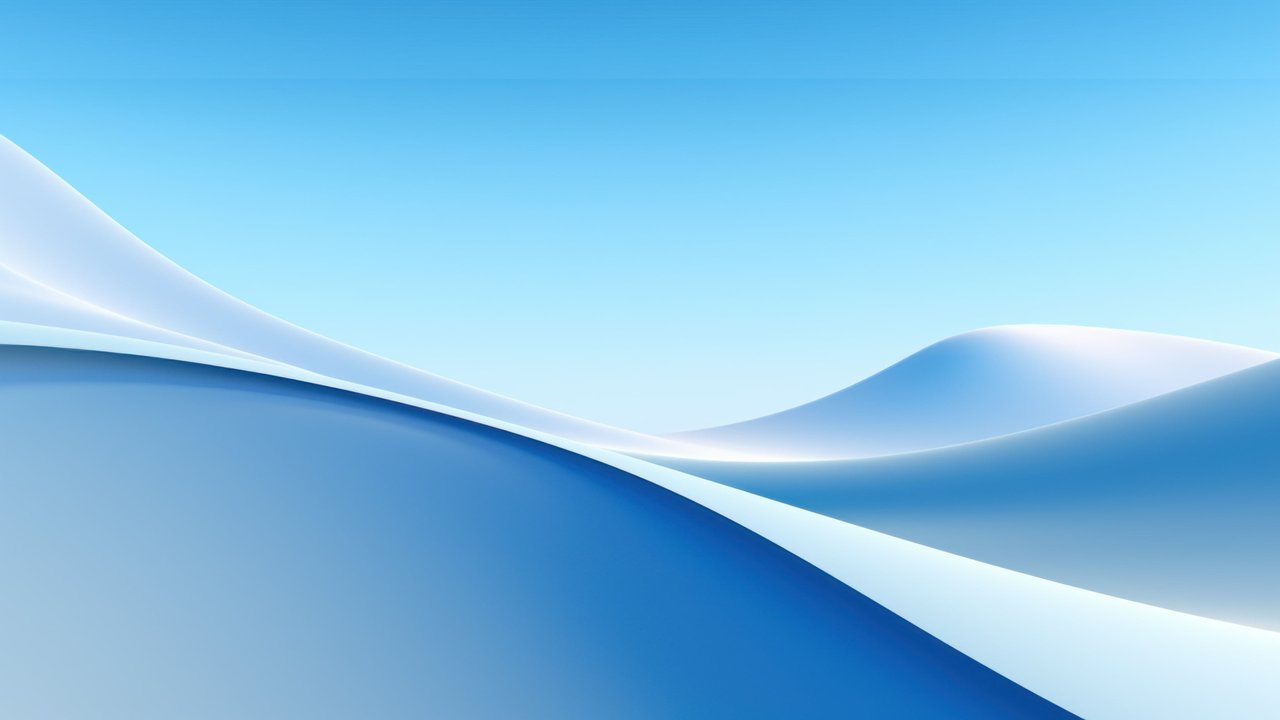 Windows 11 Pastel Blue 4K Wallpaper