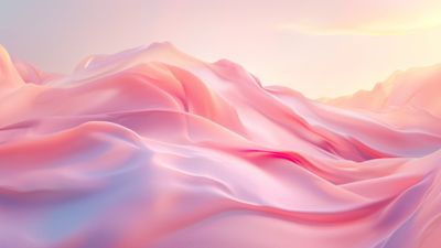 Windows 11 Pink Waves 4K Wallpaper