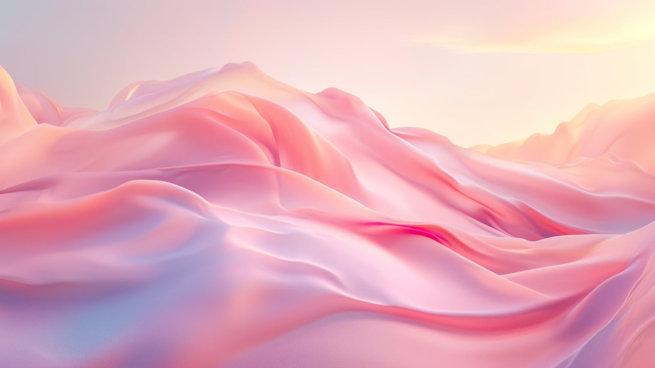 Windows 11 Pink Waves 4K Wallpaper