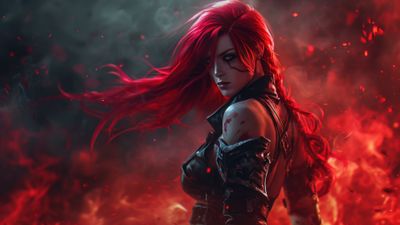 Katarina League Of Legends 4K Wallpaper