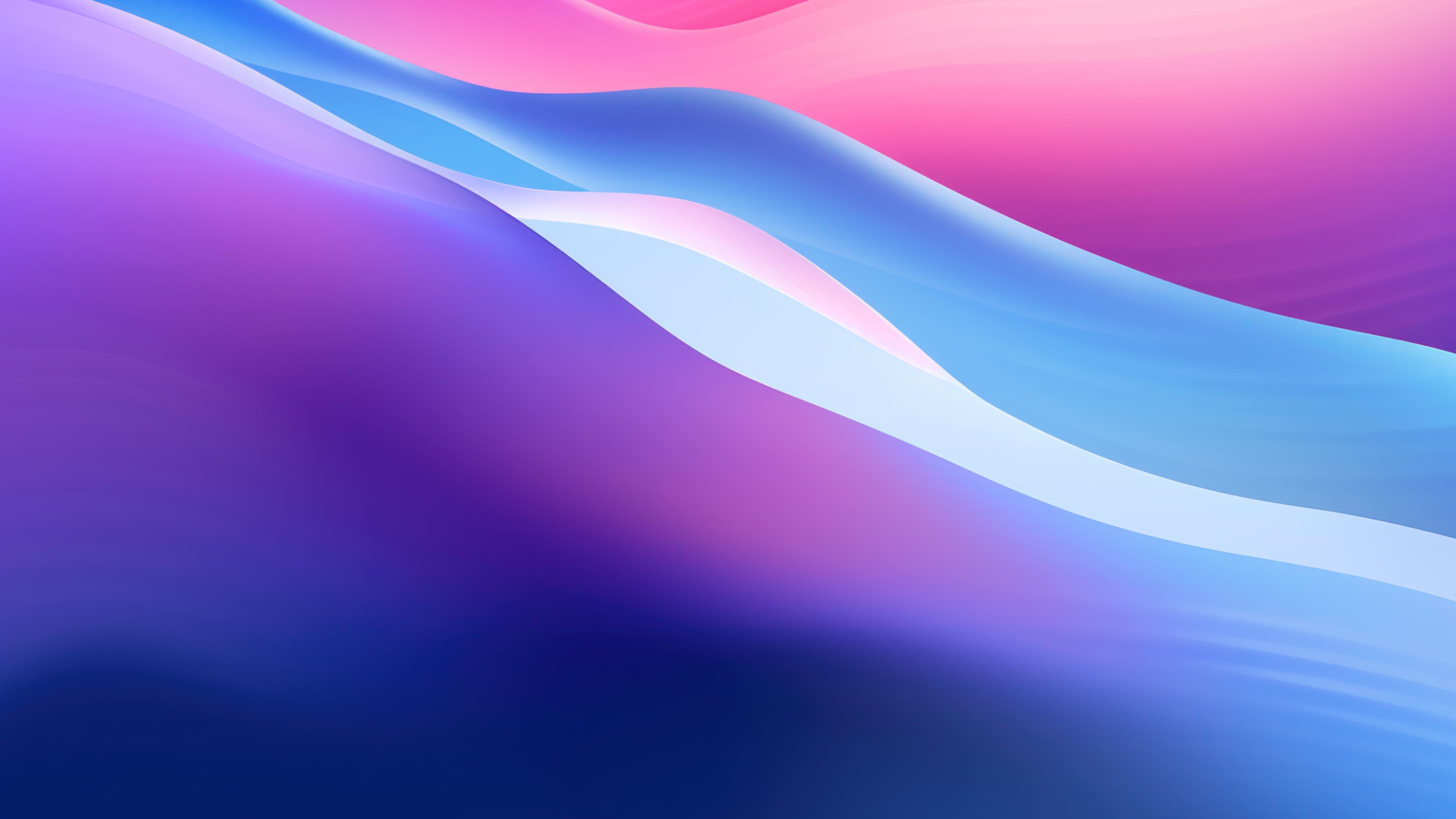 Gradient Purple Layers 4K Wallpaper
