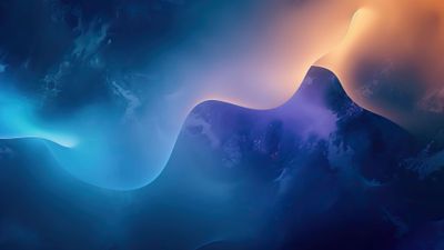 Glowing Colorful Lines 4K Wallpaper