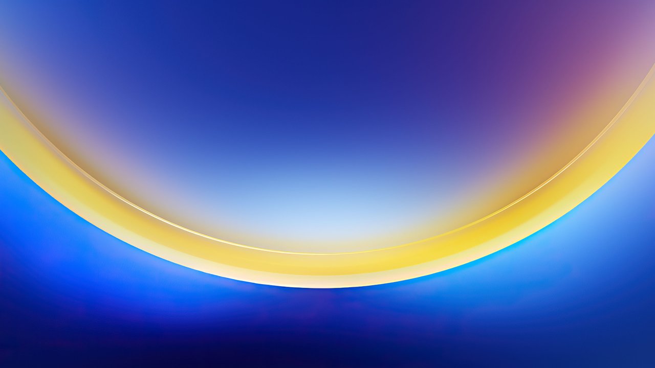 Golden Horizon Abstract 4K Wallpaper