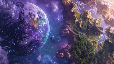 Blue Marble Planet Earth 4K Wallpaper