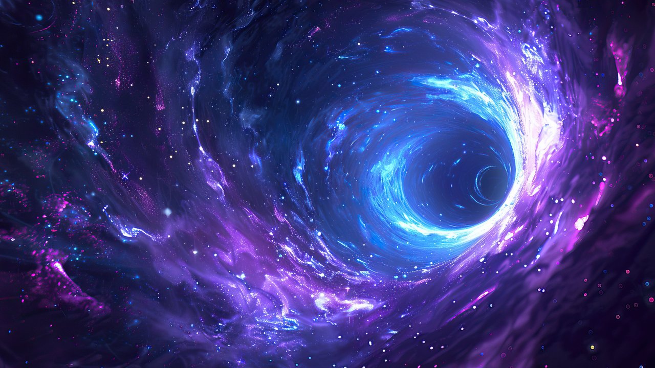 Cosmic Galactic Swirl 4K Wallpaper