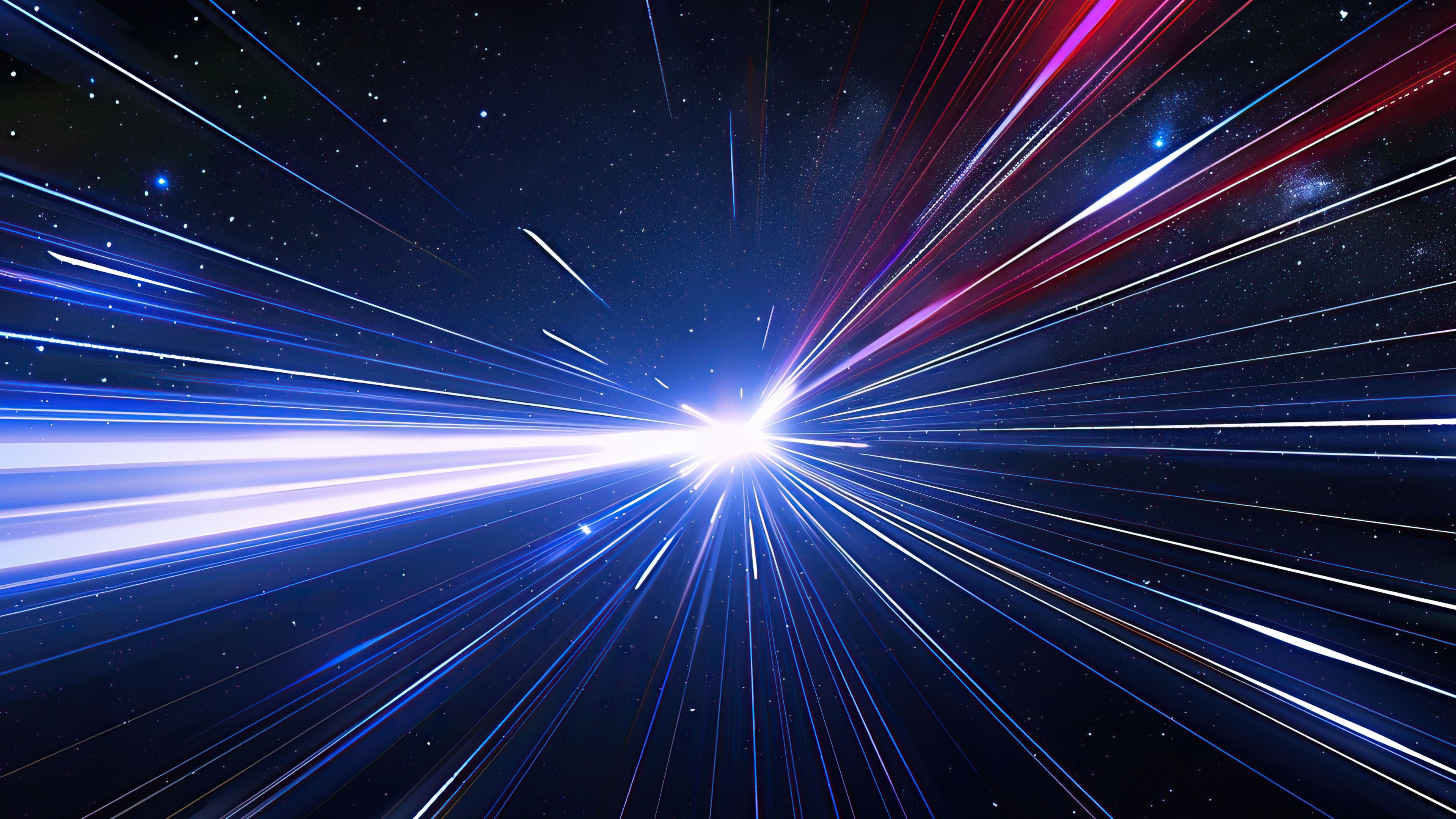 Stellar Light Speed Burst 4K Wallpaper
