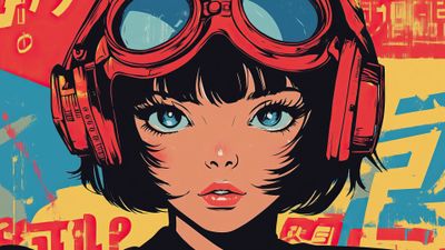 Cyber Pop Star 4K Wallpaper