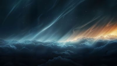 Celestial Cloudscape 4K Wallpaper