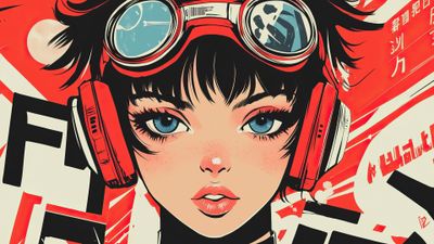 Cyber Groove Retro Beat 4K Wallpaper