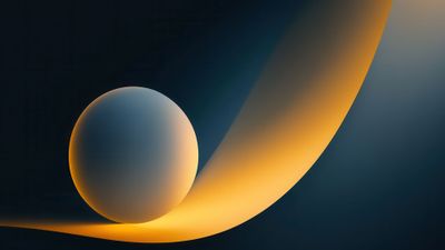 Modern Spherical Gradient 4K Wallpaper