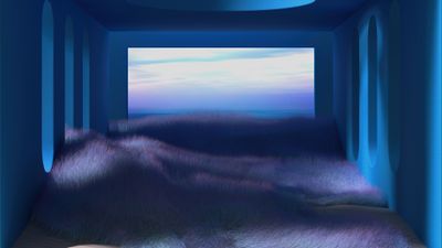 Blue Vibrant Windows 11 Background Digital Art 4K Wallpaper