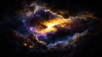 Cosmic Nebula Explosion