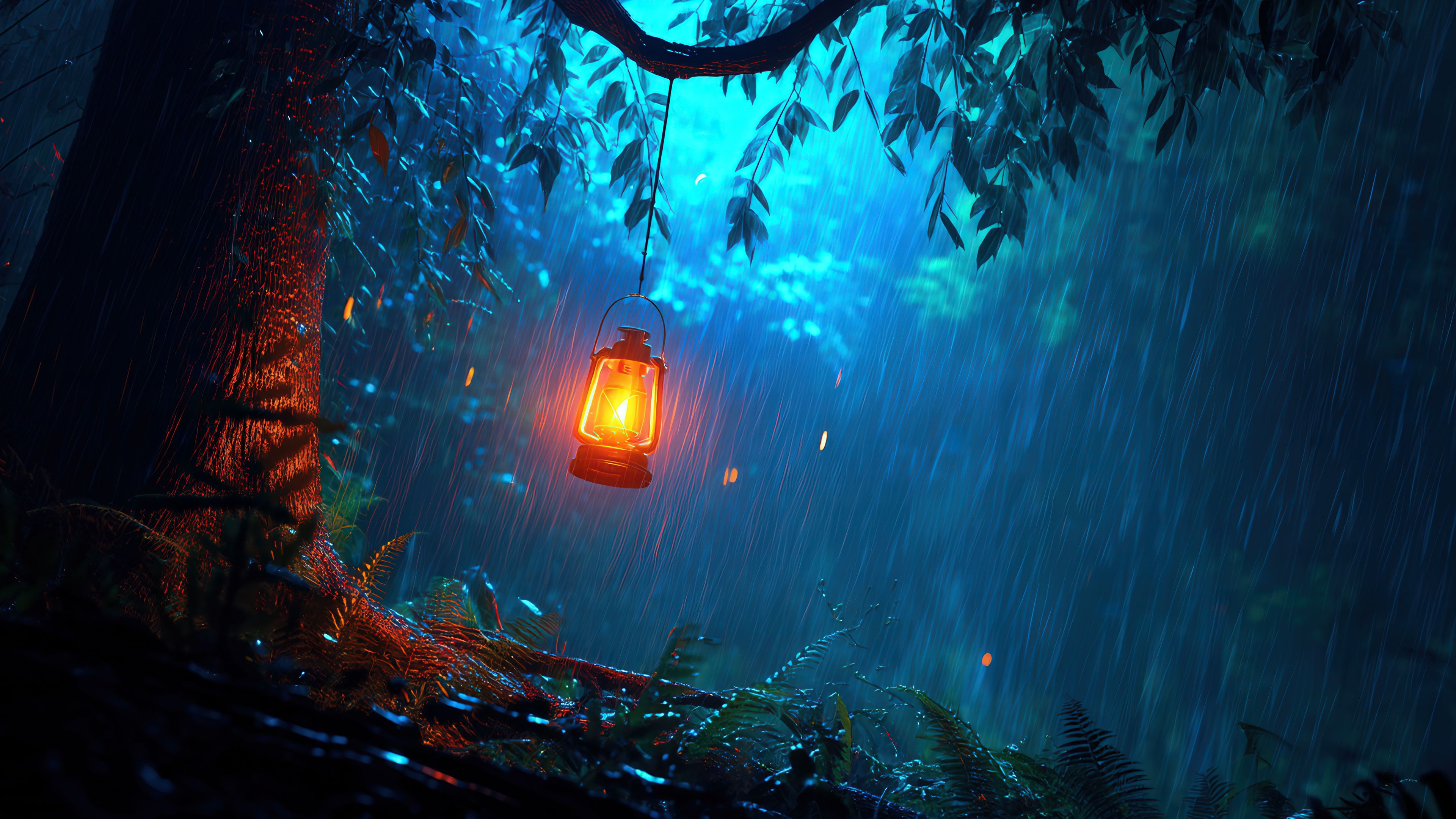 Rainy Night Lantern