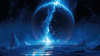 Cracked Blue Planet