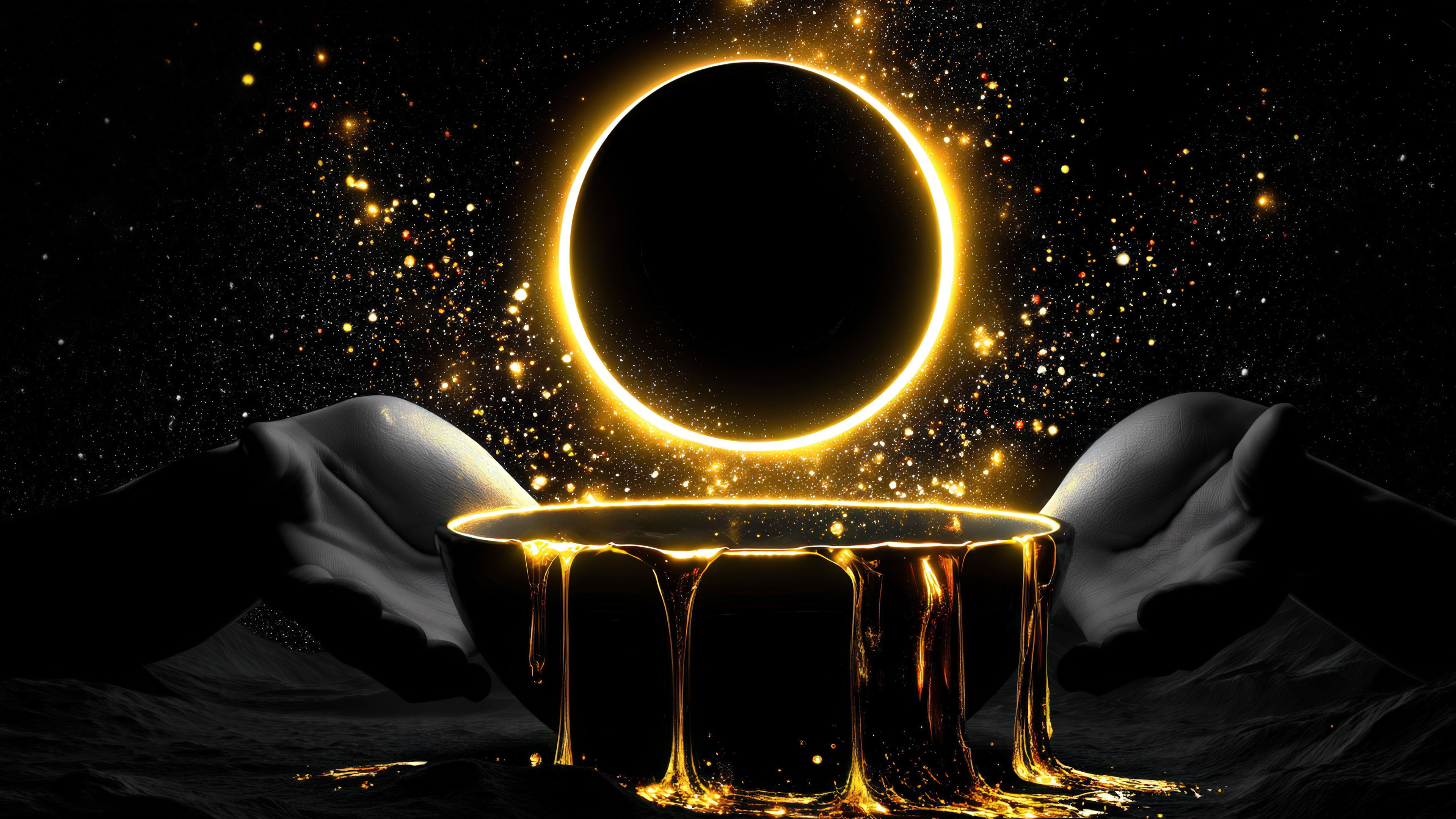 Melting Moon Eclipse