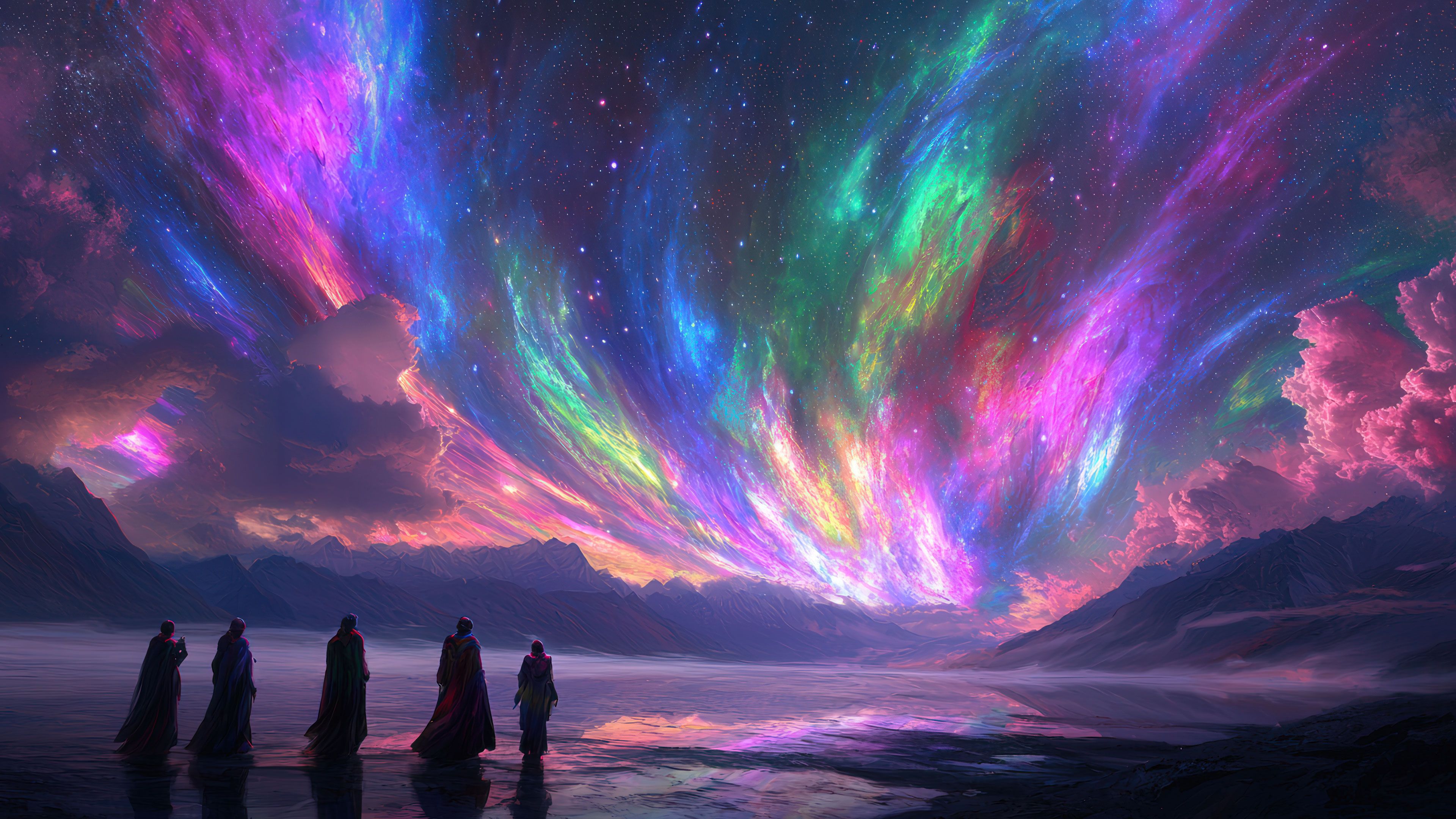 Wanderers Under Galactic Sky