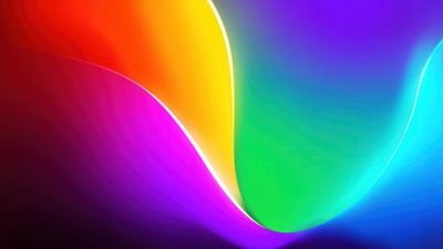 Flowing Waves Luminous Color Flow