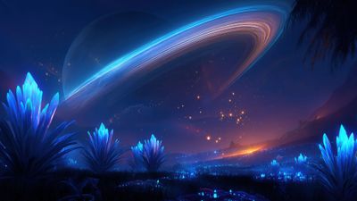 Alien Crystal Meadow