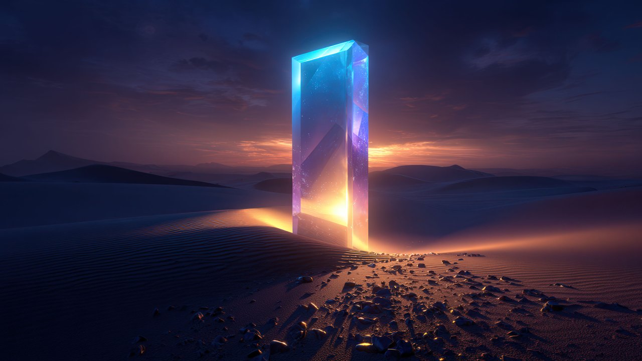 The Desert Crystal Monolith