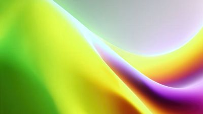 Smooth colorful abstract swirling light waves