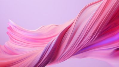 Abstract Pink Layers 4K Wallpaper